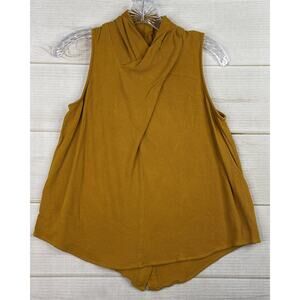Maeve Mustard Sleeveless Blouse